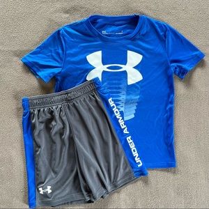 Under Armour Graphic Tee and Shorts Set